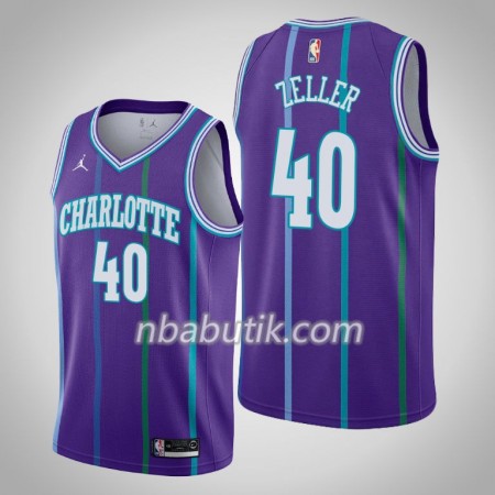 NBA Mænd Trøje Charlotte Hornets Cody Zeller 40 Jordan Brand 2019-20 Hardwood Classics Swingman